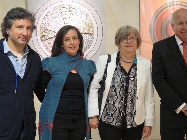 Andrés Vio, Margarita Valenzuela, Virginia Álvarez y César Hernández.